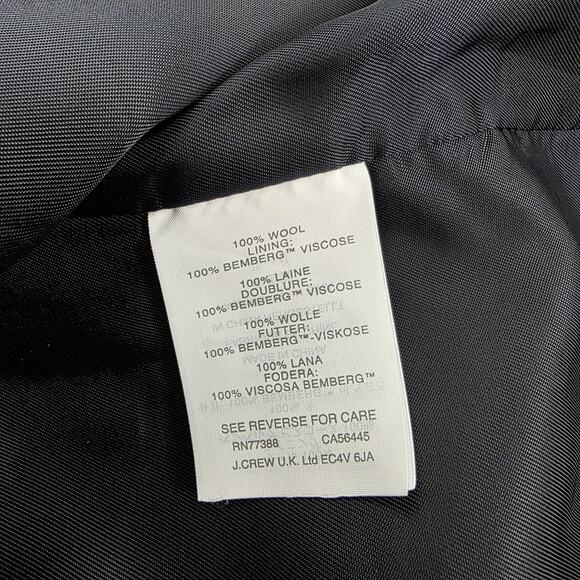 J Crew Vest Mens Small Gray Charcoal Loro Piana Super 120s Wool Dress Waistcoat - Picture 15 of 16